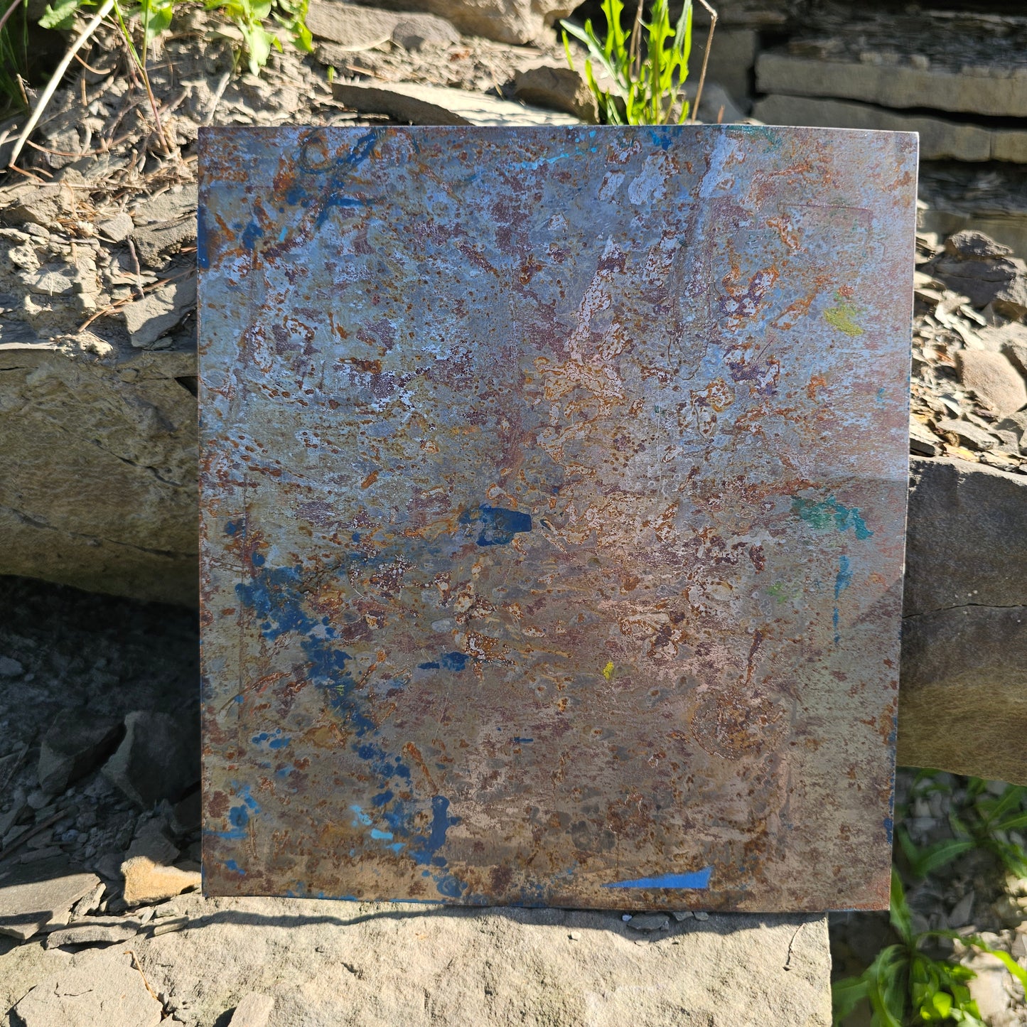 Original Vintage 1977 Lucha Libre Mexican Wrestler Retablo Devotional Painting on Tin