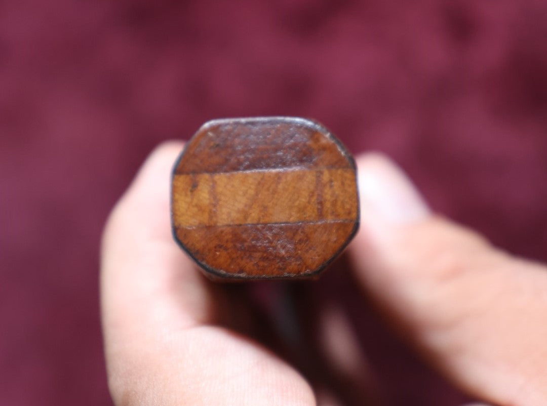 Lot 023 - Antique Folk Art Painted Table Tennis Paddle, "Presented To Dr. Tenbroeck By His Admirers," Found In Swanzey, N.H.