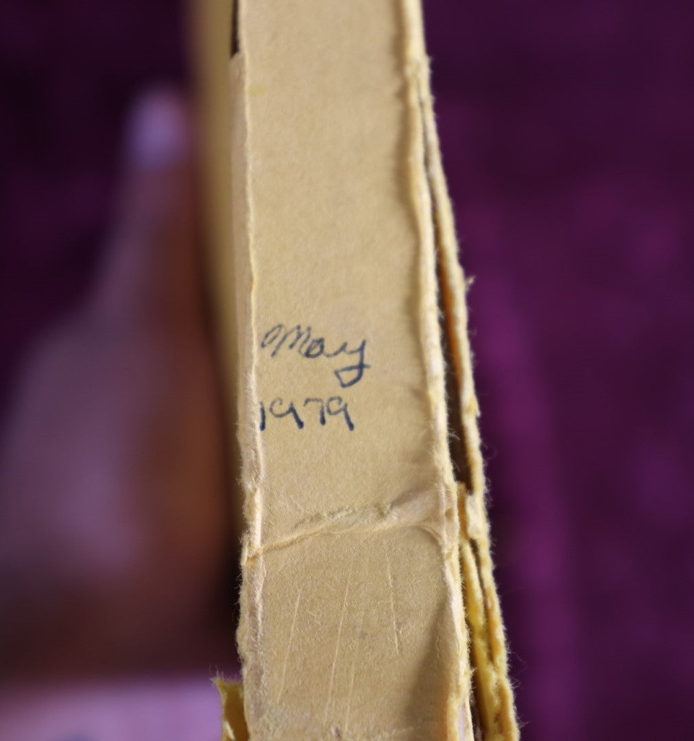 Lot 057 - Vintage Folk Art Home Made Book From Rich "Boo-Boo" Fall To His Mother, Dated May 1979, Memory Book