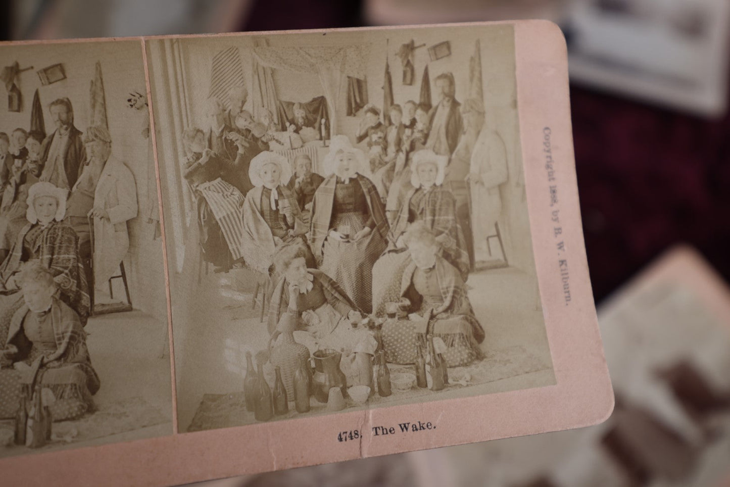 Lot 126 - Grouping Of 23 Antique Stereo Optic Stereo Cards, Comic Scenes, Photos And More, 19Th And Early 20Th Century