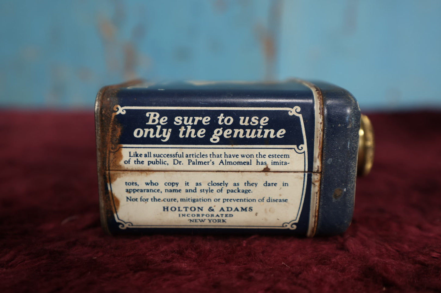 Lot 093 - Vintage Dr. Palmers Alomeal Compound Facial Cleanser Beauty Tin