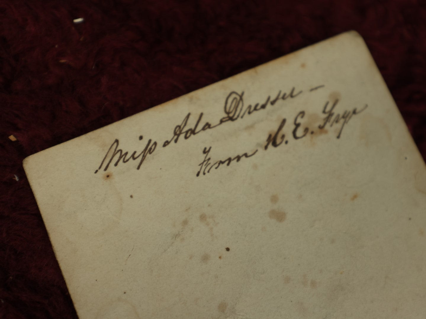 Lot 141 - Single Ephemera Scrap, The Pilgrims In The Valley Of The Shadow Of Death, Conducted By Mr. Greatheart, "Haunted With Evil Things"