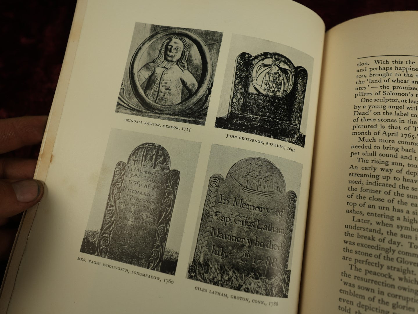 Lot 002 - Gravestones Of Early New England And The Men Who Made Them, 1653-1800, By Harriette Merrifield Forbes, 1927 First Edition, Numbered 271 Of 780, With Many Photographs