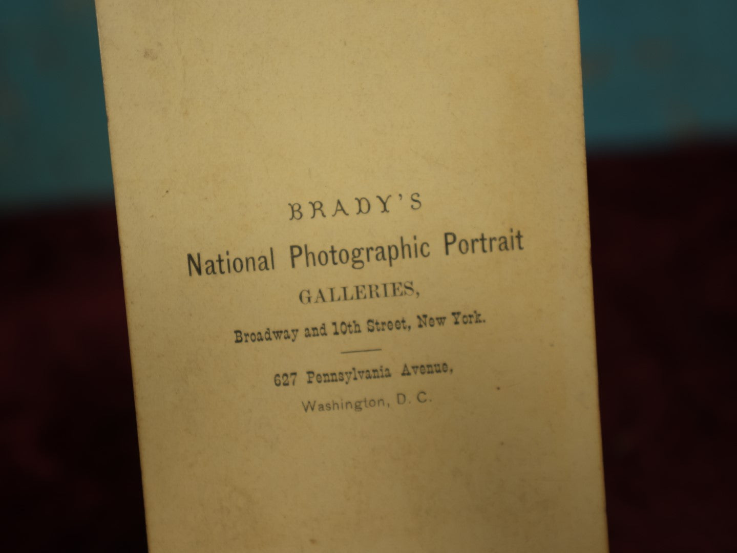 Lot 024 - Matthew Brady Carte De Visite C.D.V. Photograph Of Grand Duke Alexis Of Russia, 1871 By M.B. Brady, Brady's National Photographic Portrait Galleries, Washington D.C.