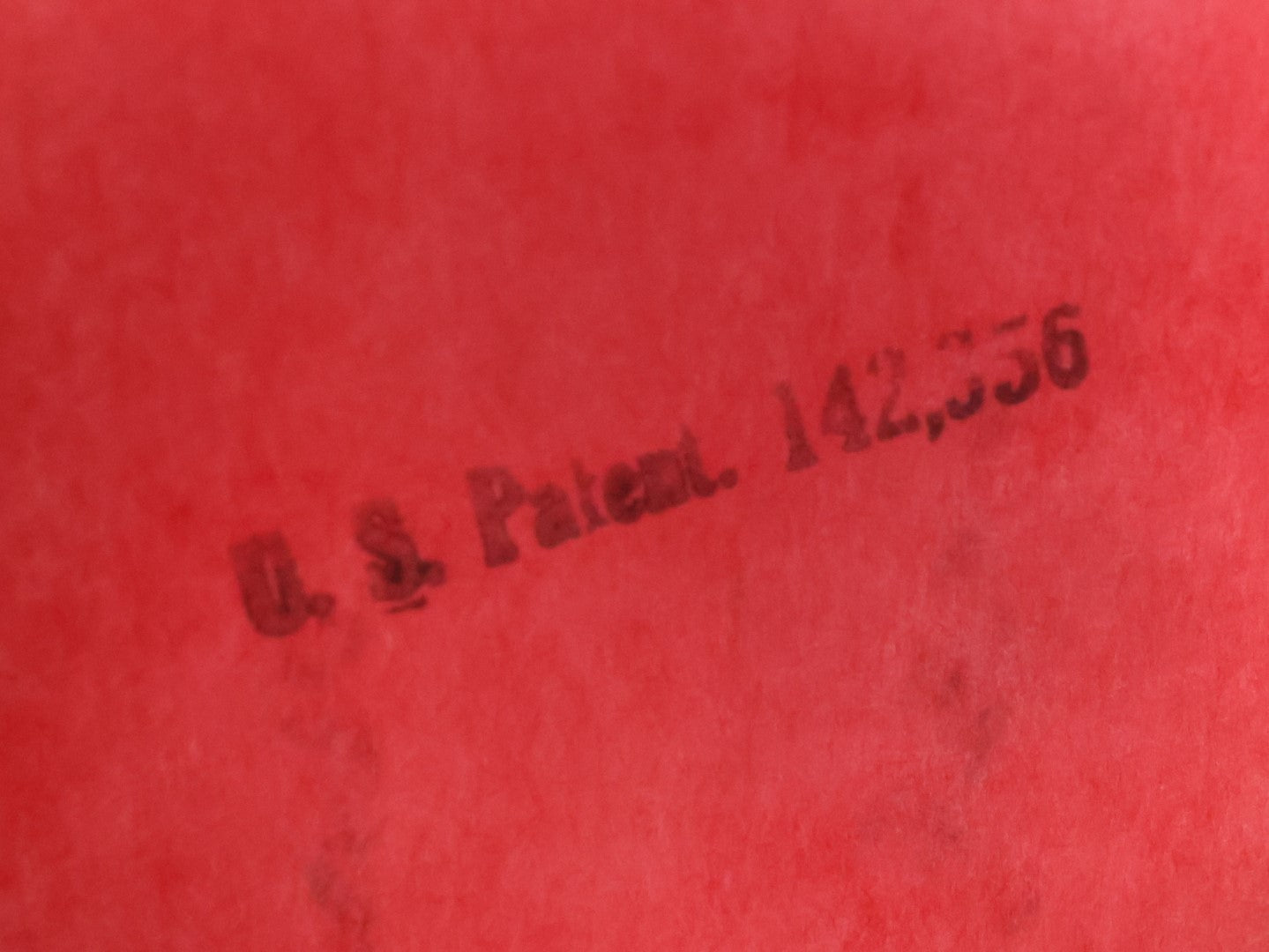 Lot 122 - Vintage Print Of Our Lady Of Fatima, Virgin Mary Apparition, In Handmade String Art Frame, Sold By Binette Jewelry, Laconia, New Hampshire, U.S. Patent No. 142,356