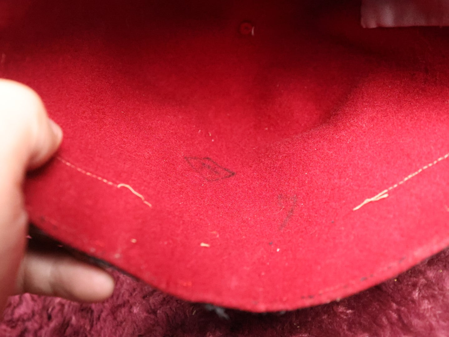 Lot 073 - Vintage A.M.O.S. Ancient Mystic Order Of Samaritans Fez With Volcano Patch, "We Never Sleep," Odd Fellows Side Degree, Aladdin 248 Lodge, Made By Lilley Co., Columbus, Ohio