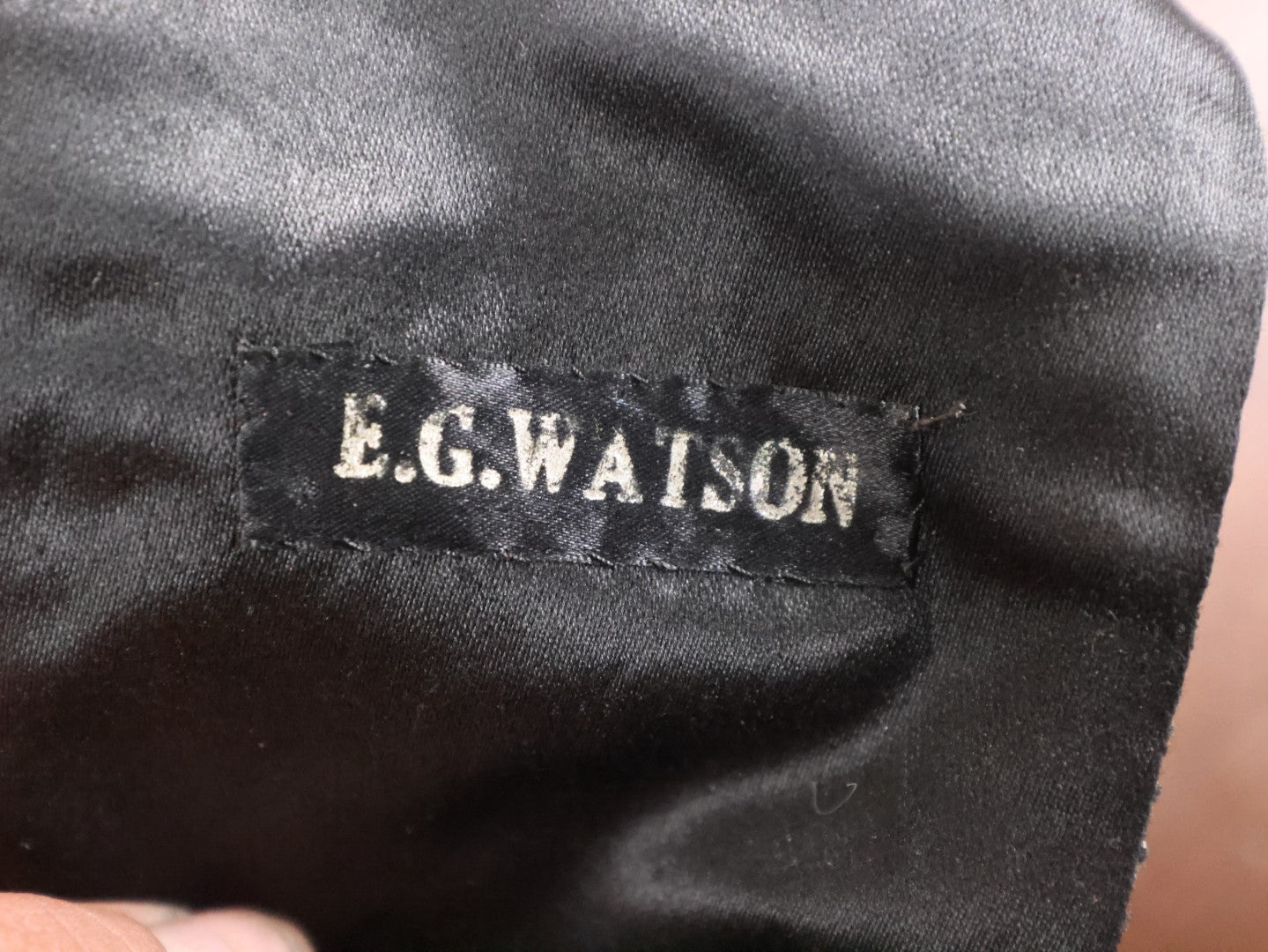 Lot 016 - Antique Masonic Knights Templar Sash / Collar With Cross And Snake, Compass And Square, Other Insignia, Belonged To E.G. Watson, Made By Ames Sword Company, Chicopee, Massachusetts