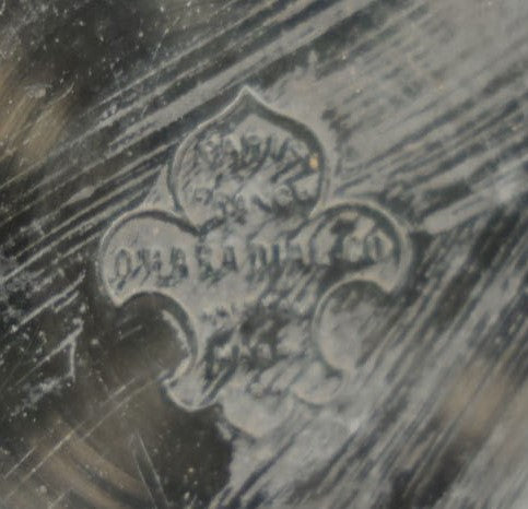 Lot 054 - Antique Porcelain And Metal S.S. Mexico Ward Liner Ocean Liner Tip Tray, Coaster, By O'Hara Dial Company, Waltham, Massachusetts, Manufacturers Of Pocket Watch Faces