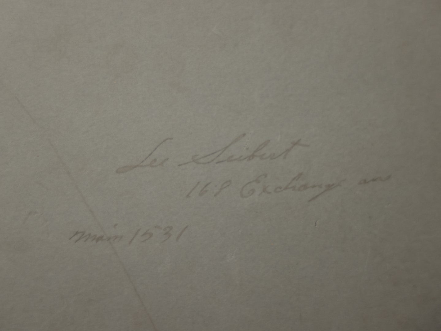 Lot 080 - Antique Boarded Photo Of A Church Altar With Two Priests, Back Marked Lee Seibert