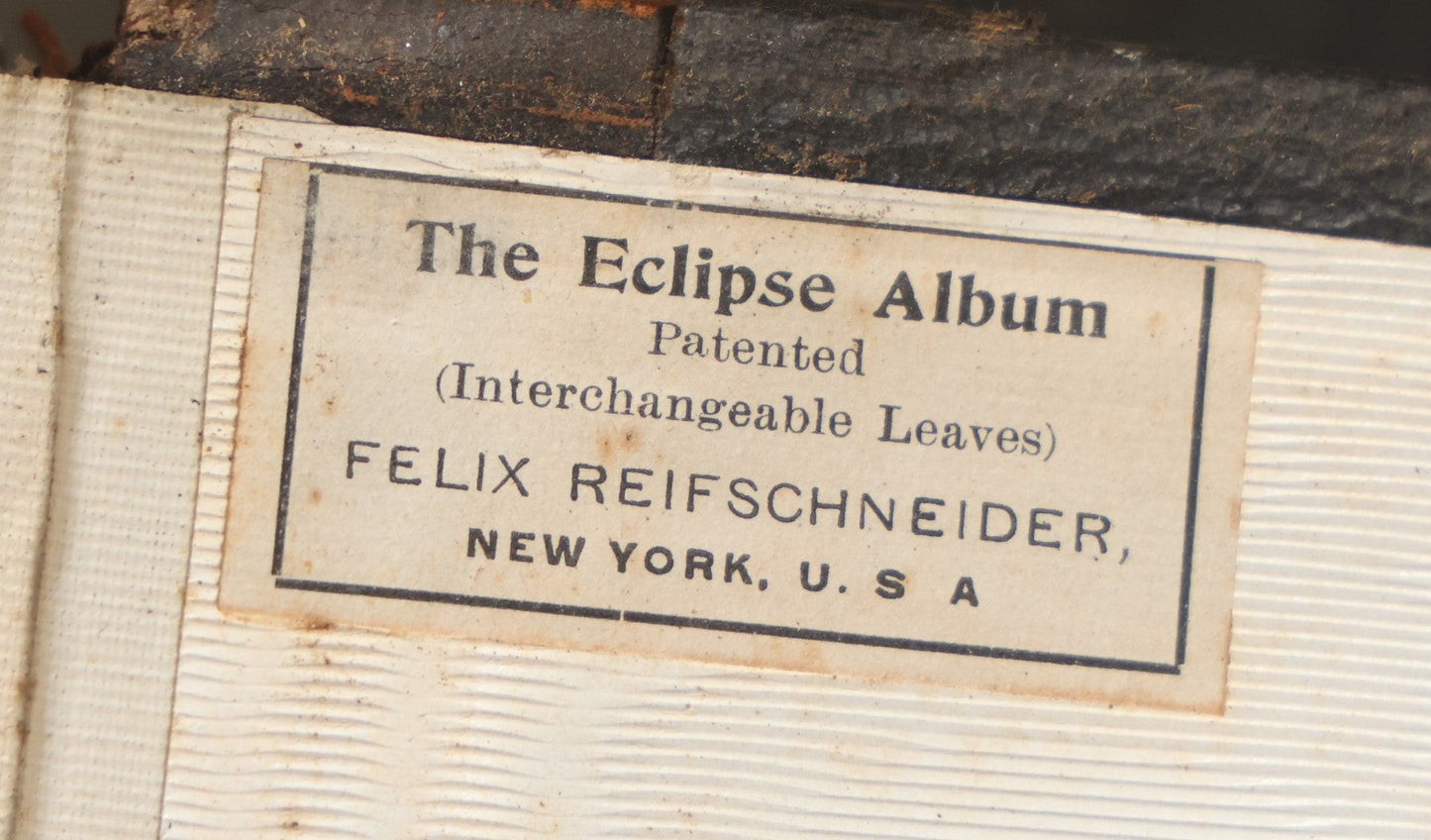 Lot 027 - Antique Large Size Photo Album Containing Book Photos Of Europe, England, Castles, And More, Some With Handwritten Notes