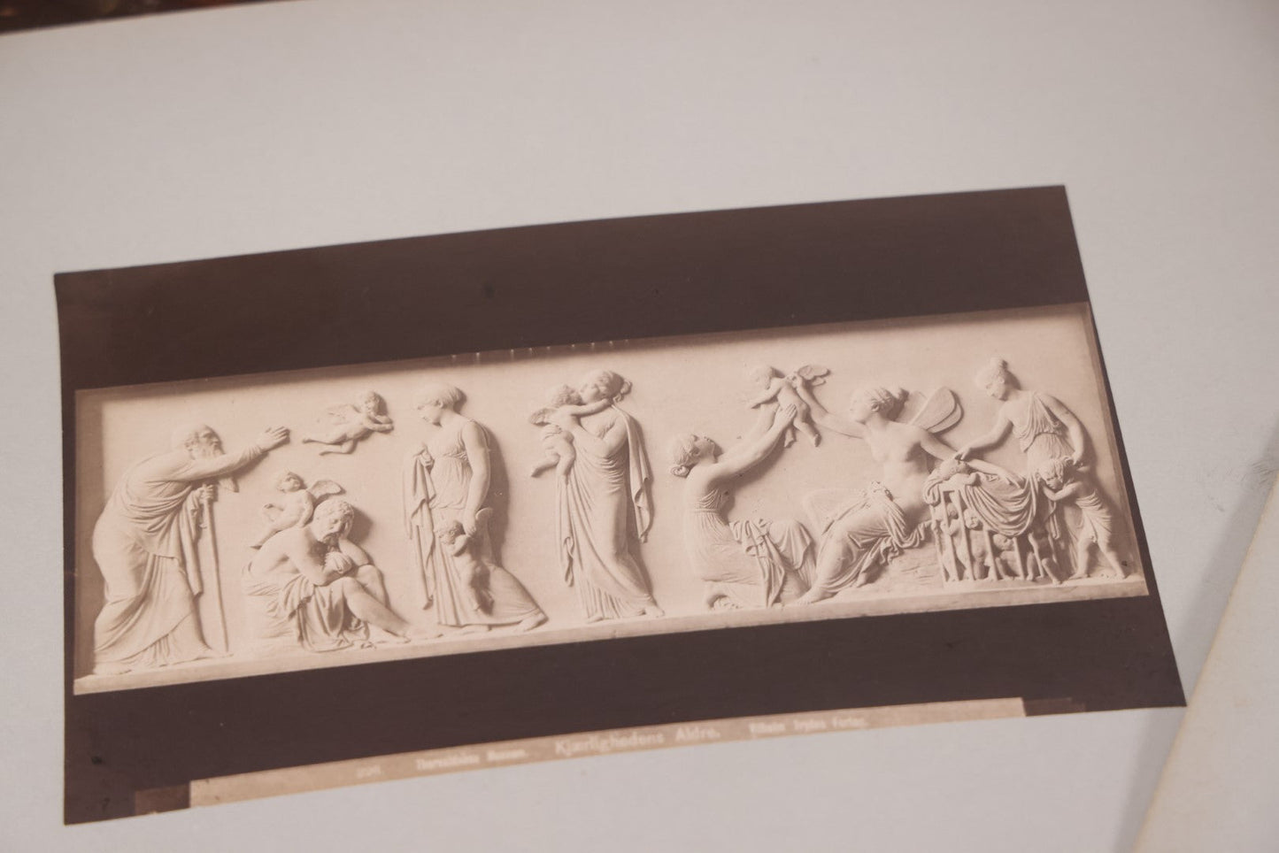 Lot 075 - Grouping Of Five Antique Boarded European Photographs, Architecture And Sculpture, Grotesques, Tomb Sculpture, Italy