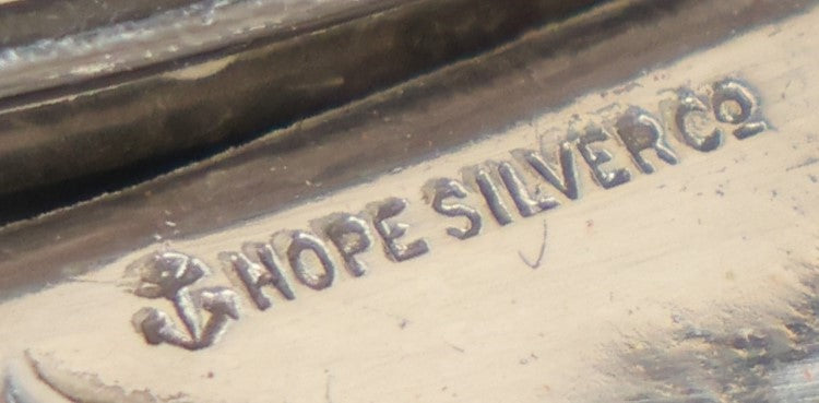 Lot 039 - Antique Silverplate Art Nouveau Repousse Beveled Glass Dresser Brush With Woman'S Face, Cherubs In Flowers, Marked Hope Silver Co., Anchor Hallmark