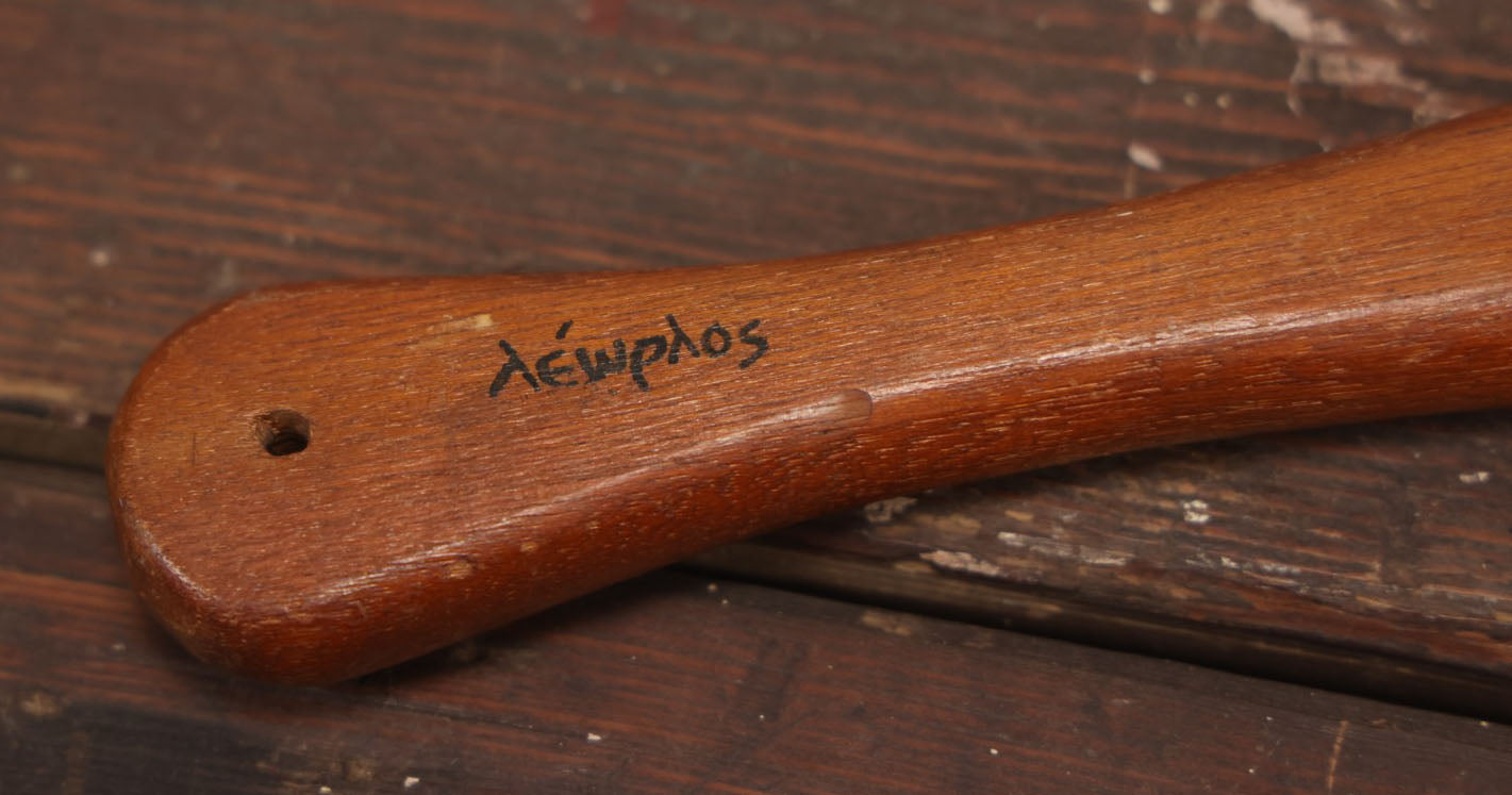 Lot 040 - Vintage 1930S Hand Painted Folk Art College Fraternity Hazing Paddle, Rush House 1934, With Skull And Crossbones