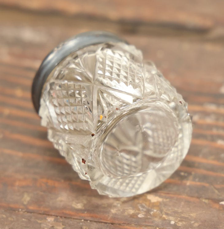 Lot 052 - Antique Art Nouveau Repousse Dresser Box With Sterling Silver Lid, Geometric Design, Hallmarked