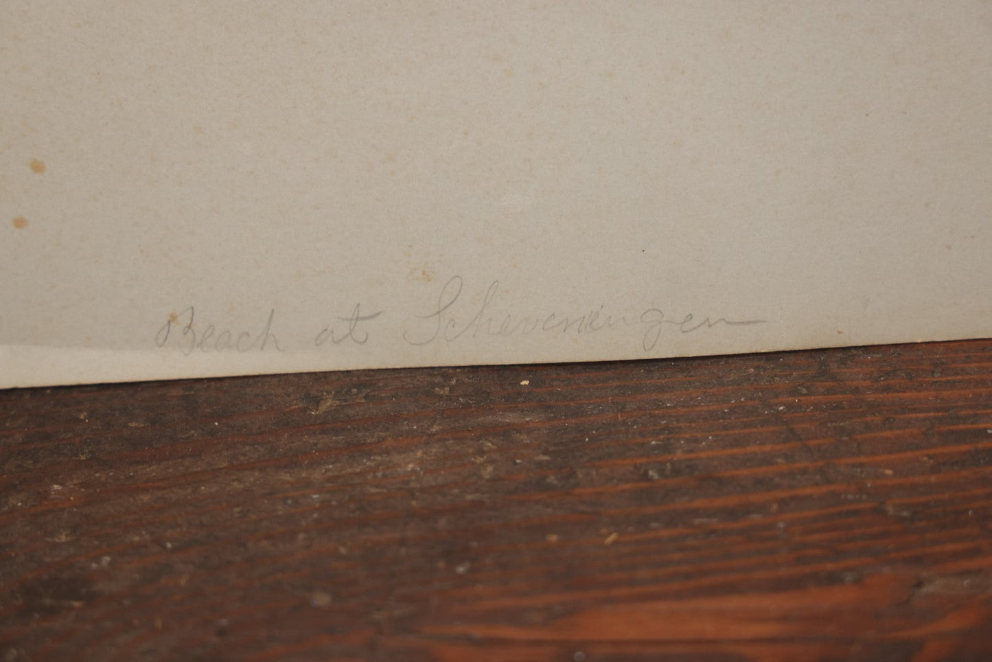 Lot 069 - Antique Boarded Photograph Of Victorian Beach Goers, Beach Covered In Private Tents, Scheveningen Beach, The Netherlands