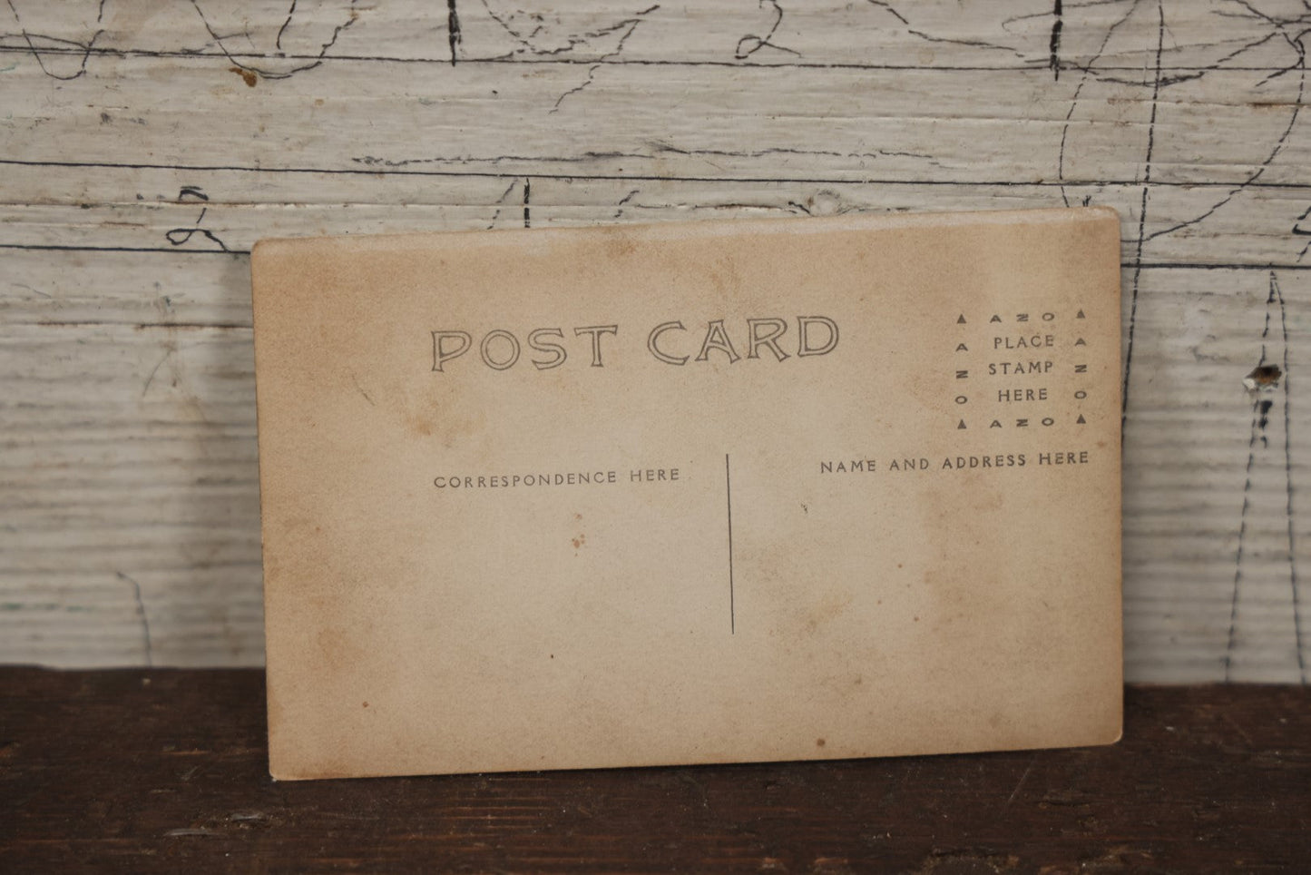 Lot 079 - Antique Real Photo Postcard R.P.P.C. Of Two Young Men Play Bare Knuckle Boxing, Fisticuffs