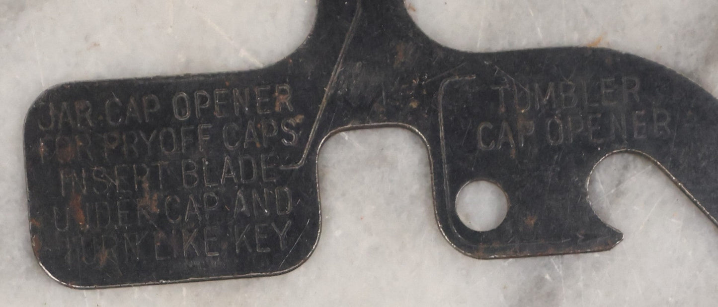 Lot 156 - Single Junk Drawer Finding, Heinz 57 Bottle And Can Opener Tool Advertisement