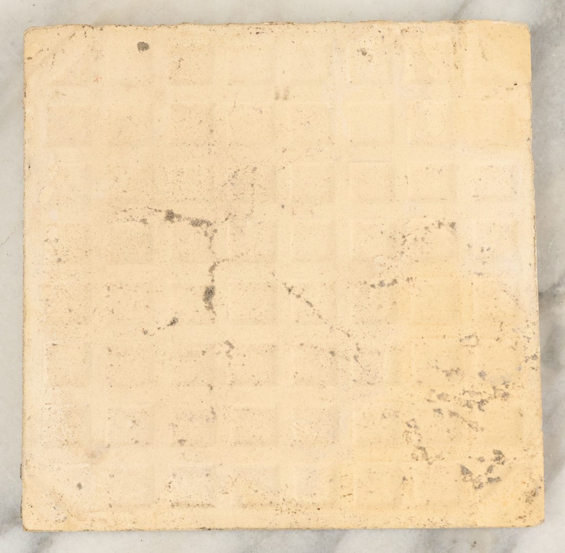 Lot 013 - Antique Decorative Fireplace Tile Manufactured By Minton's China Works, Circa 1875, Depicting Guenevere, Wife Of King Arthur, Designed By John Moyr Smith (1839-1912)