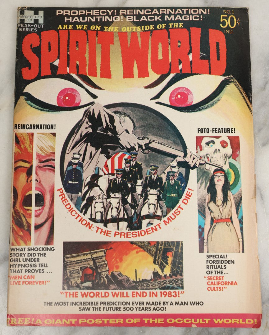 Lot 169 - Spirit World Magazine No. 1, 1971 Magazine On The Occult World