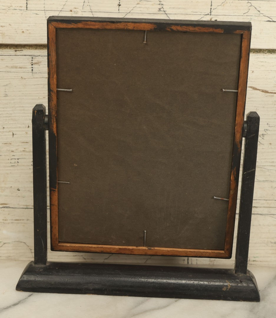 Lot 033 - Vintage Red Tinted Monochromatic Alluring Woman Photograph In Swivel Frame, Circa 1930s