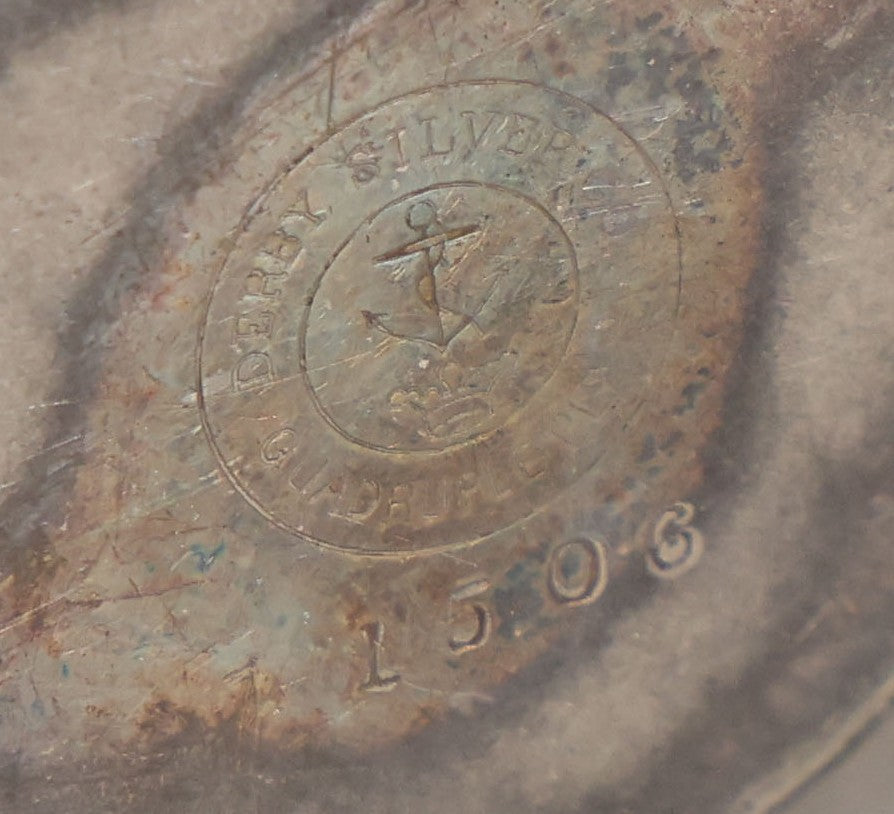 Lot 051 - Antique Ornate Silver Plate Cup With Floral And Foliage Design Motifs, By Derby Silver Co., Quadruple Plated, No. 1506