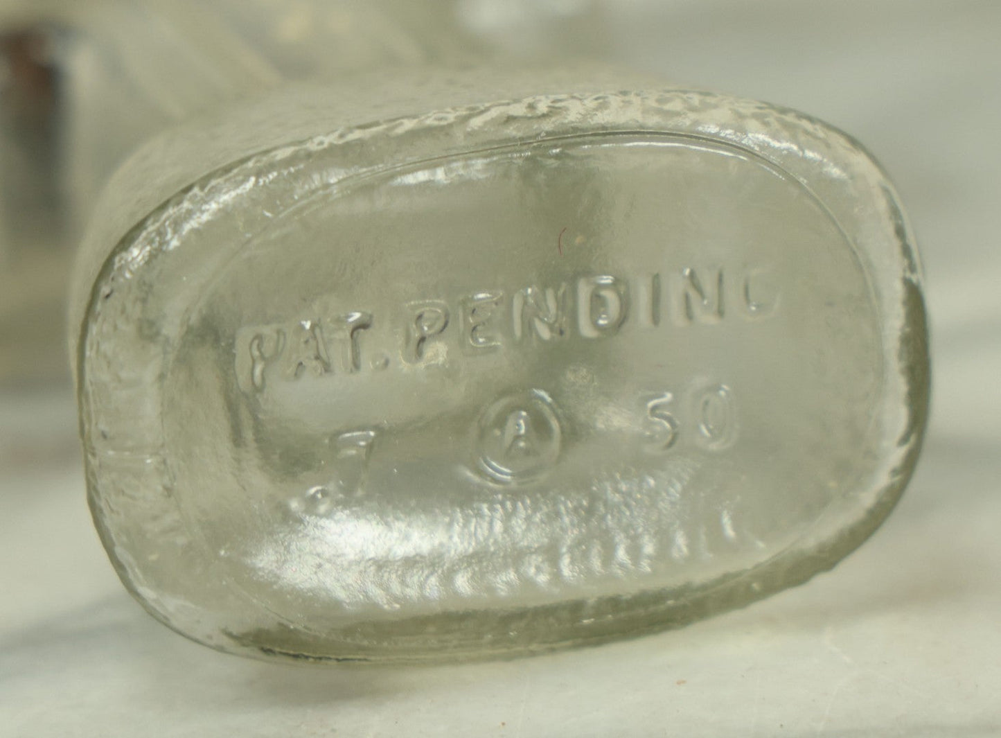 Lot 136 - Vintage Glass Holy Water Bottle From Martyr's Shrine, Auriesville, Fultonville, New York