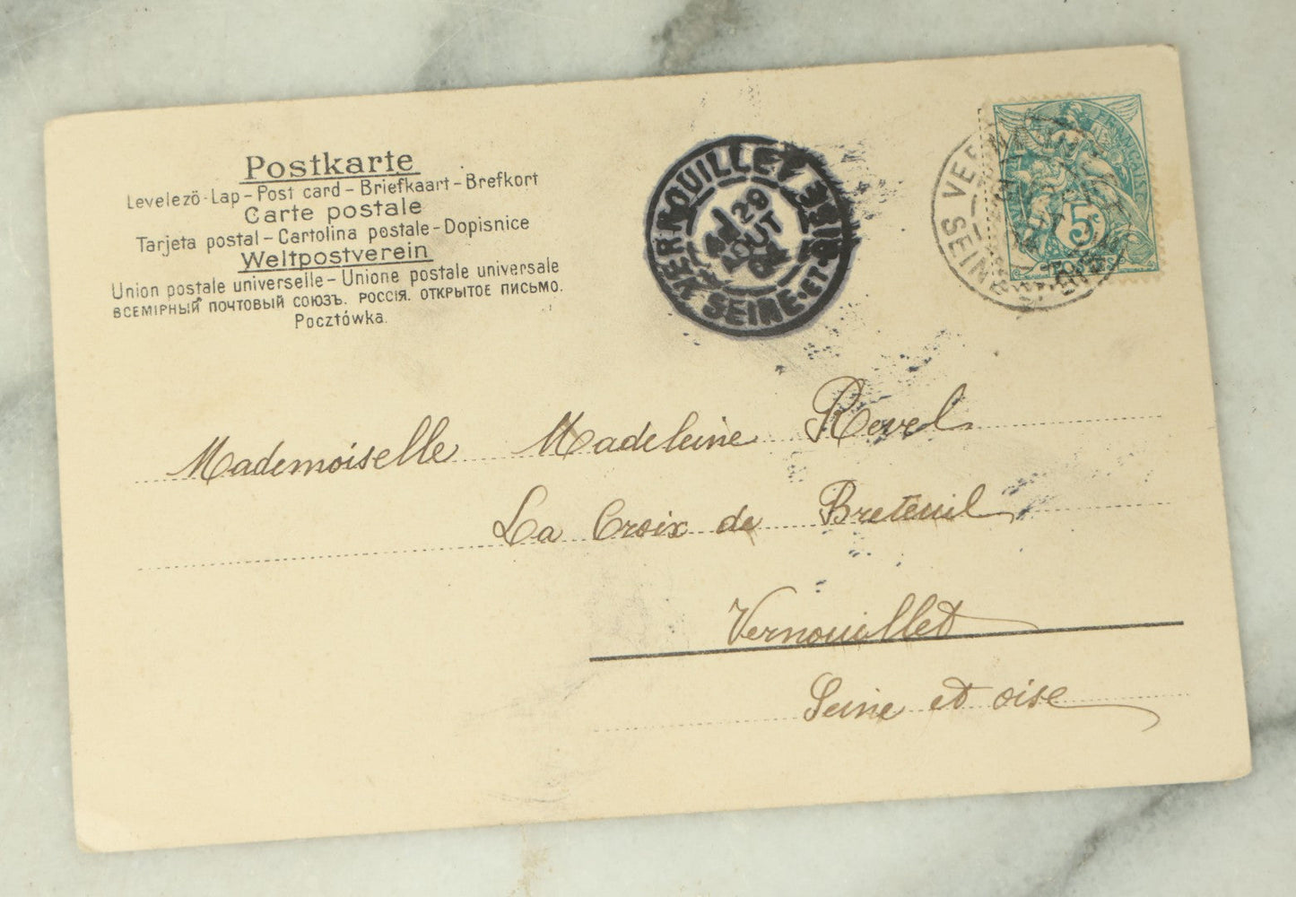 Lot 083 - Single Antique Cat Postcard, Kittens Playing Field Hockey, Illustrated By Louis Wain