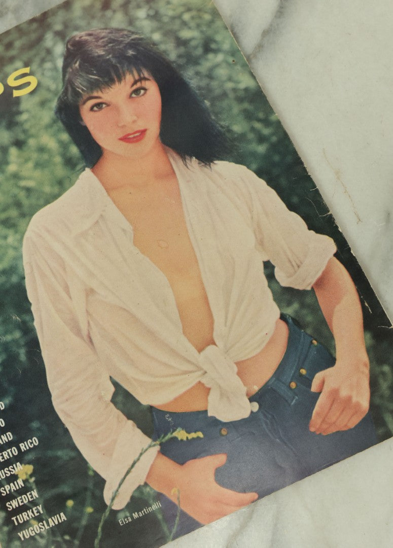 Lot 095 - Vintage International Pin-Ups Magazine, 65 Exotic Beauties, A Hillman Publication, 1957