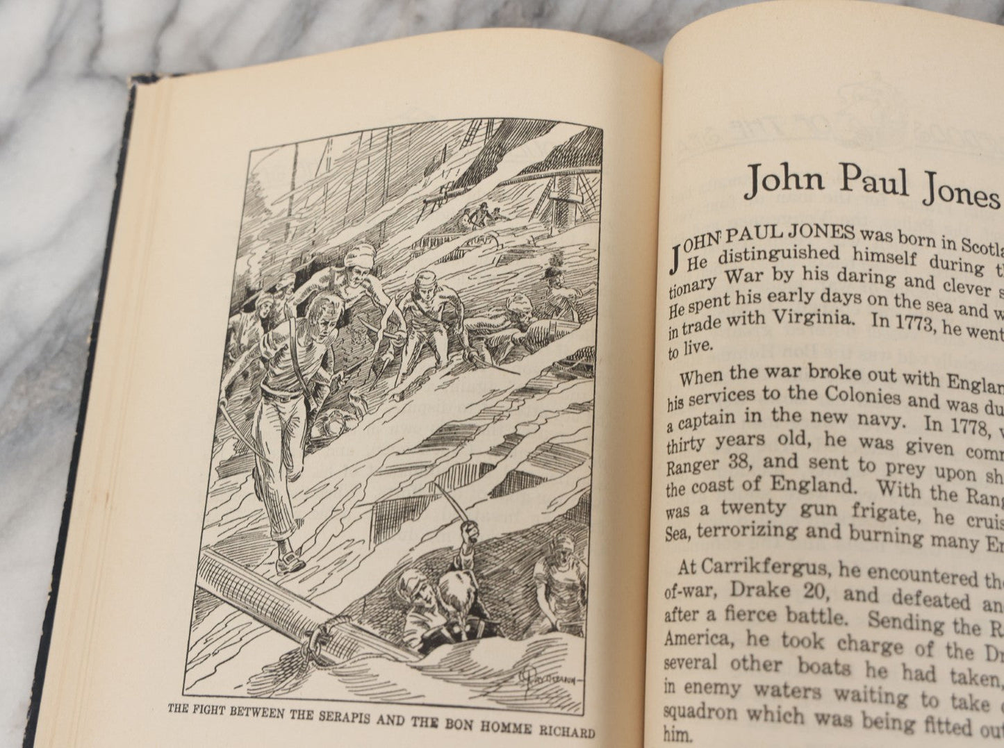 Lot 113 - "Conquerors Of The Sea" Antique Children's Book By Jerome Weichers, Illustrated By Ray Gleason, Whitman Publishing Company, Acine, Wisconsin, 1924