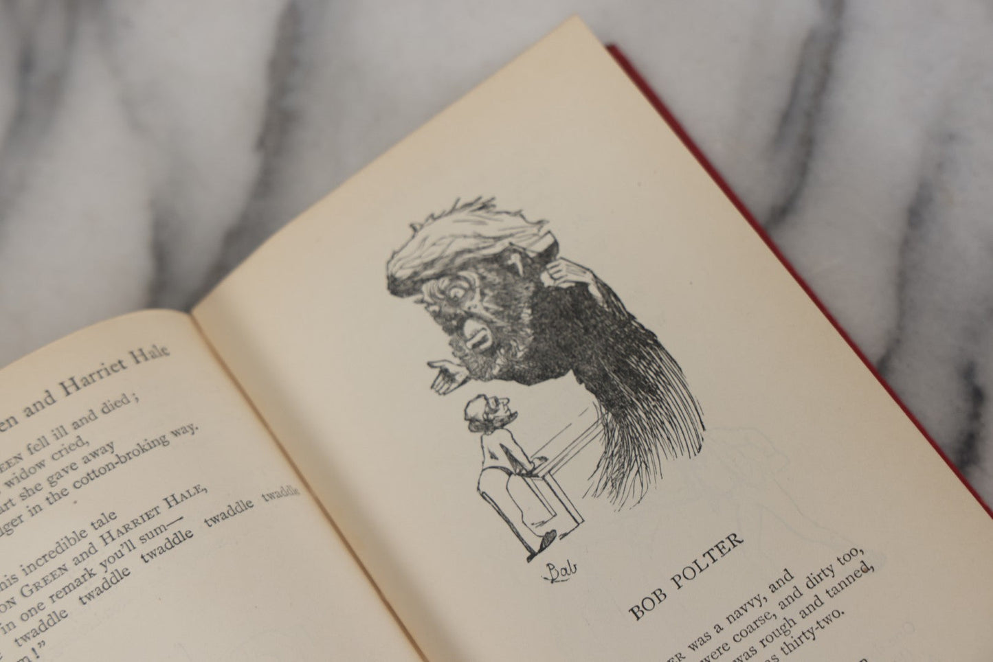 Lot 117 - "The Bab Ballads" Antique Poetry Book By W.S. Gilbert With Illustrations By The Author, Macmillan And Co., Limited Publishers, London, 1925