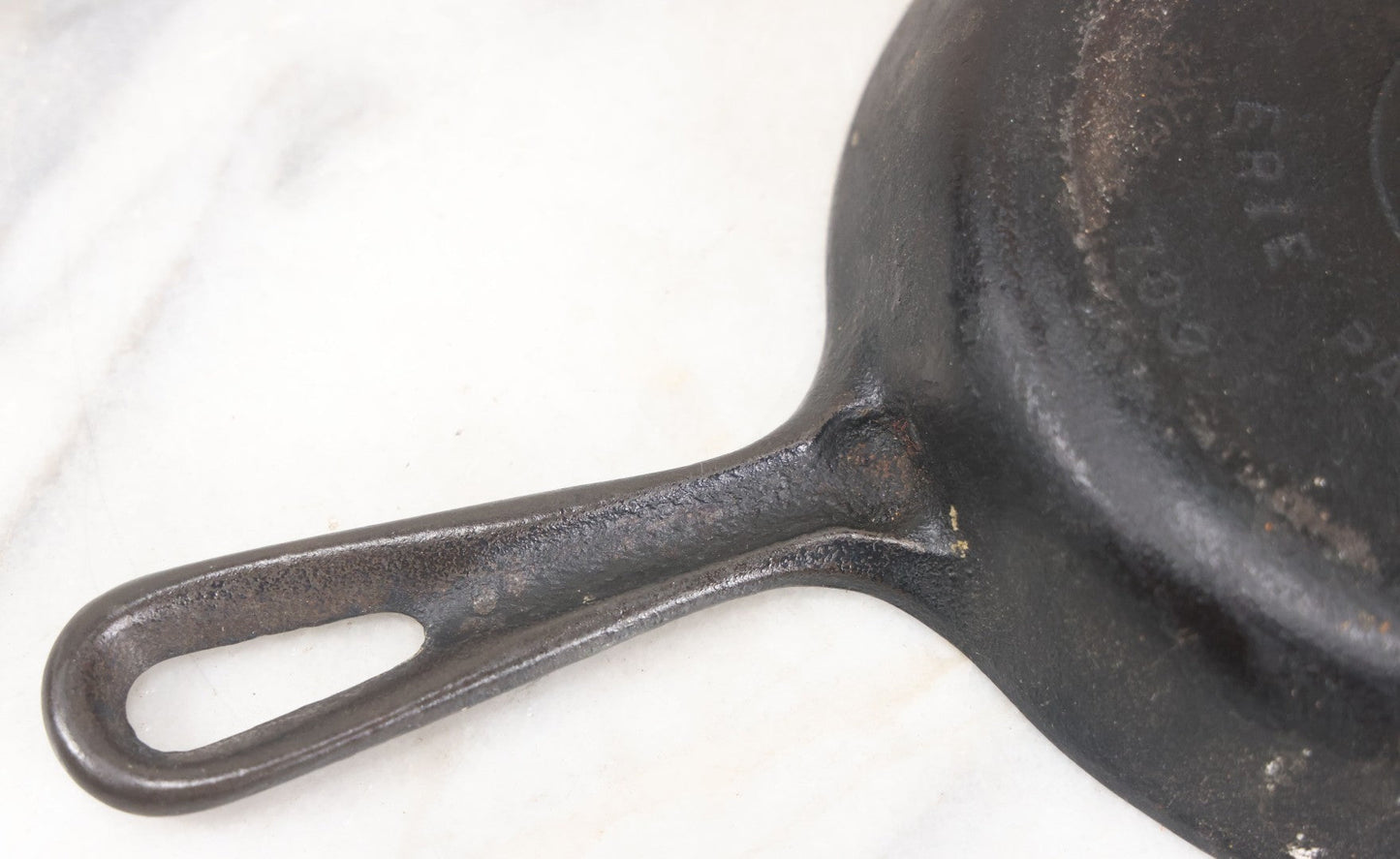 Lot 095 - Vintage Griswold Cast Iron Skillet No. 3, 6" Approximate Diameter, Erie, Pennsylvania, 709