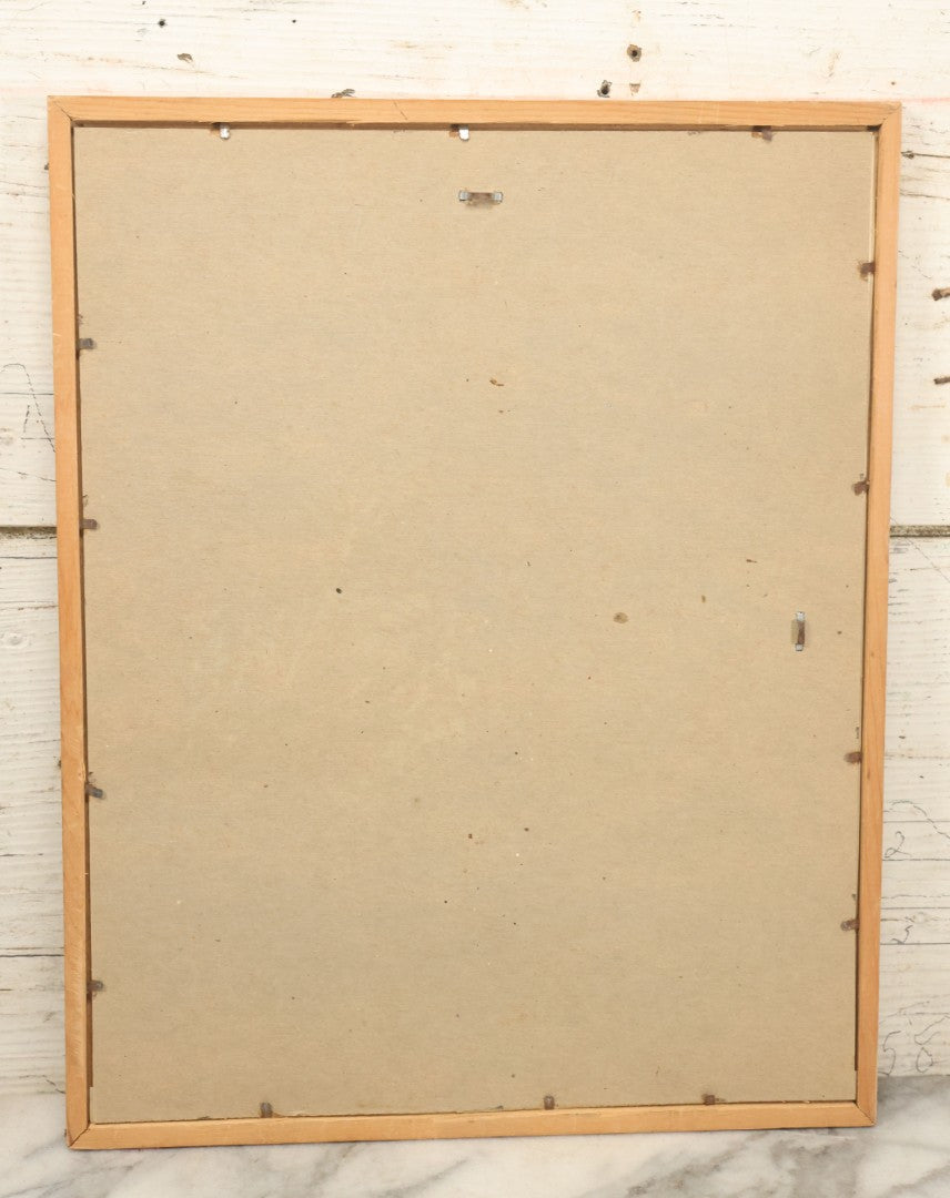 Lot 039 - Vintage Mickey Mouse "Flipping The Bird" Giving Middle Finger Printed Pop Art In Frame, "I Don'T Give A Shit," As Found, 11-34" x 14-7/8"