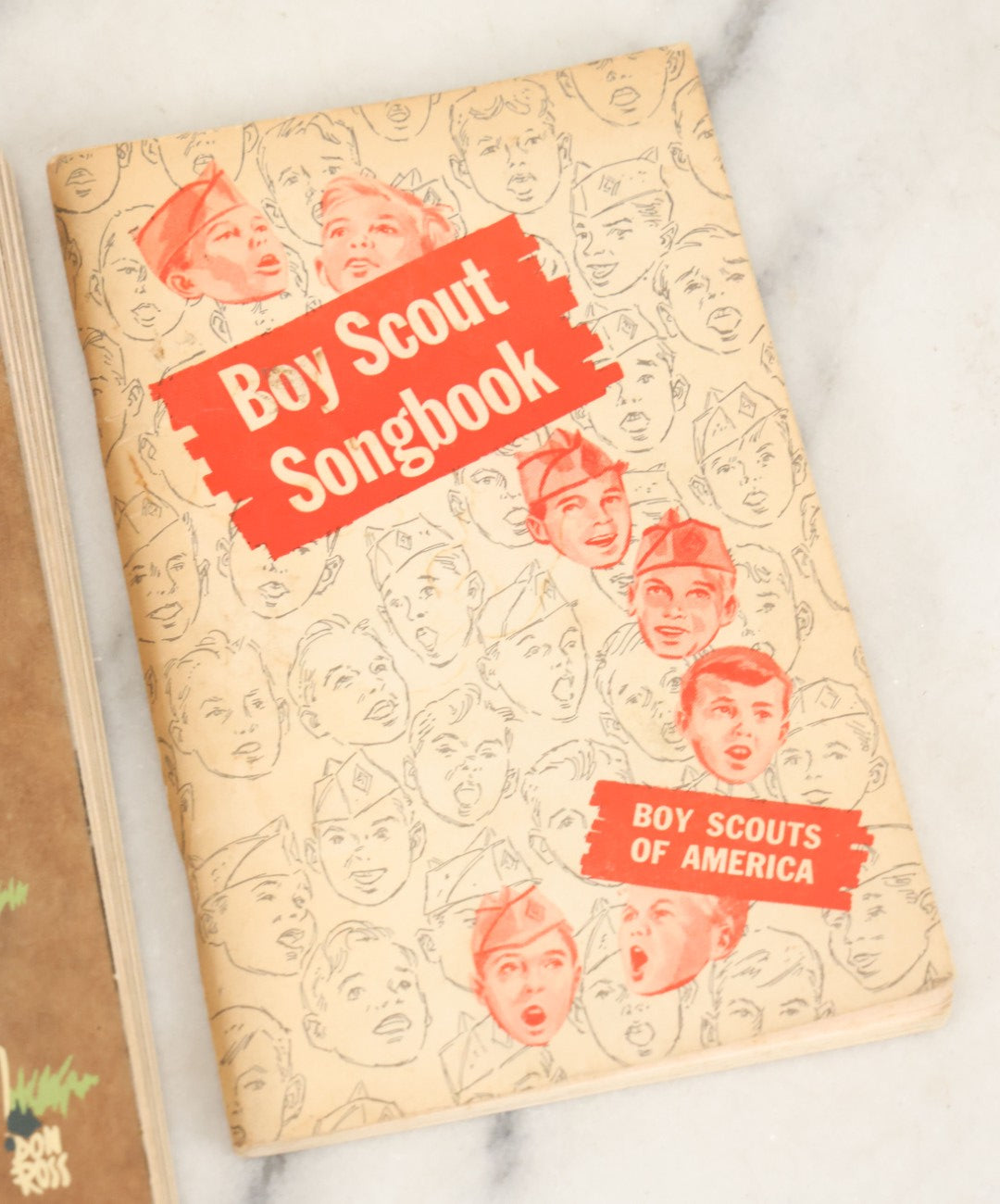 Lot 190 - Grouping Of Three Vintage Antique Boy Scouts Books Including The Handbook For Scoutmasters, Scout Field Book, And The Boy Scout Song Book