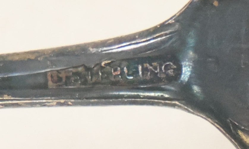 Lot 073 - Antique Rococo-Style Sterling Silver Serving Spoon, Ornate Floral And Scrollwork Handle