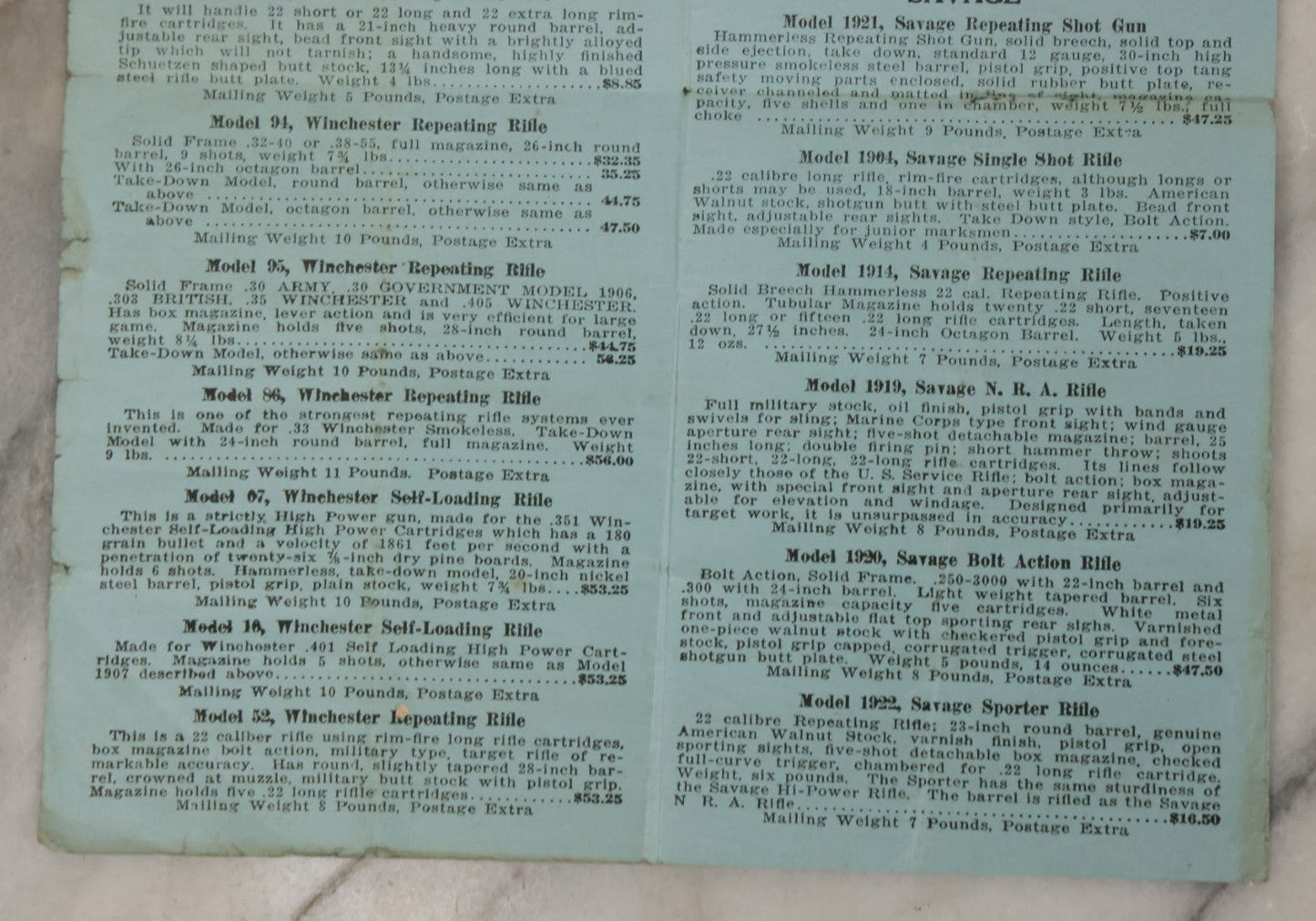 Lot 108 - Antique Ephemera Scrap, Catalogue Supplement From F.C. Taylor Fur Co., Largest Trapperts Merchandising Department In America, St. Louis, Missouri, U.S.A., 1923-1924