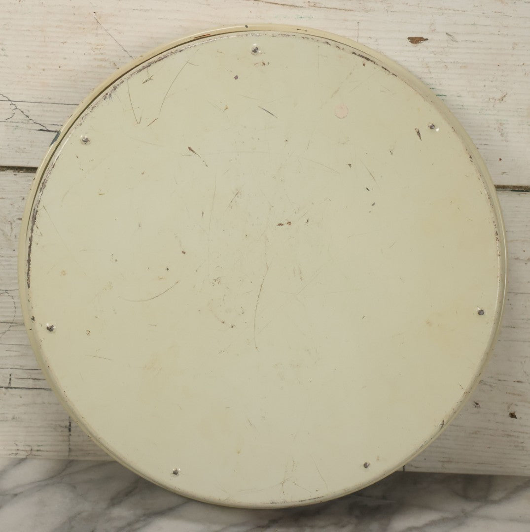 Lot 068 - Vintage Tecate Cerveza Estupenda Tin Lithograph Advertising Beer Tray, 13-1/8" Diameter