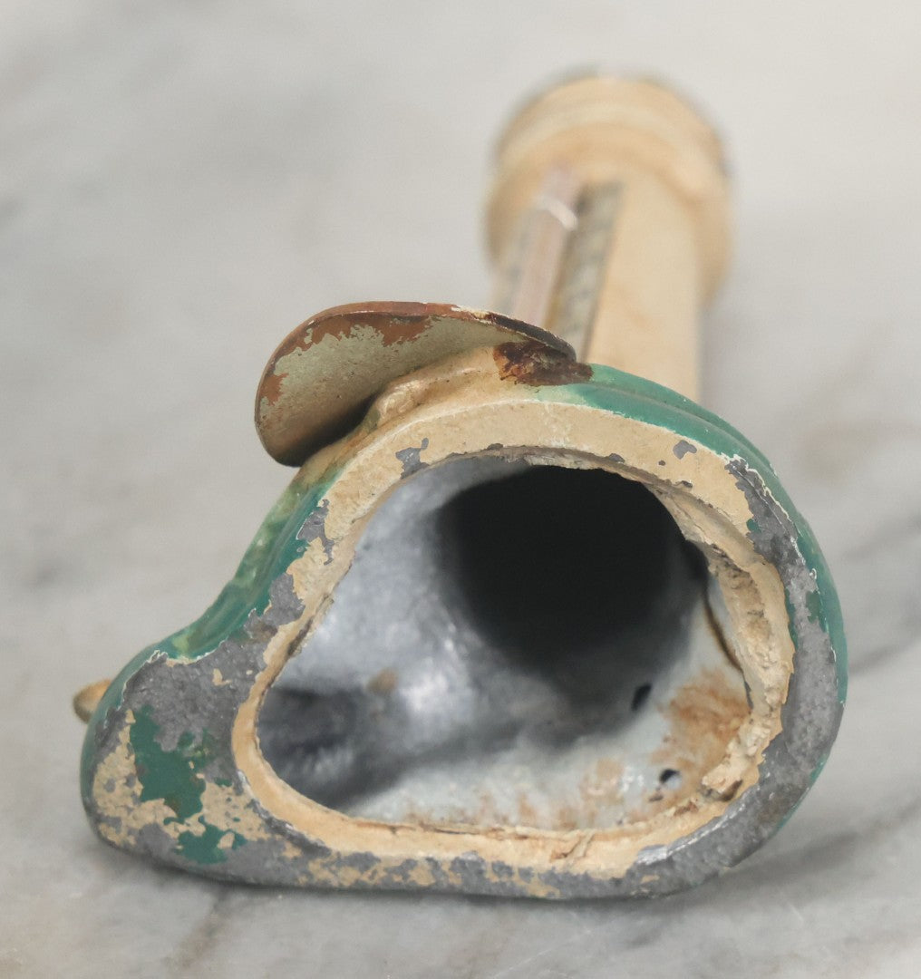 Lot 111 - Vintage Cold Painted Cast Pot Metal Souvenir Lighthouse And Sailboat Thermometer From Golden Gate Bridge, San Francisco California