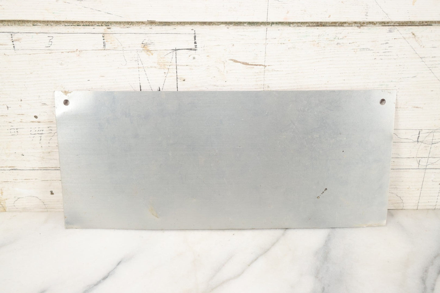 Lot 026 - Vintage Red For Rent Tin Tacker Sign With Smaltz Lettering, With Printed White Lettering, 14-1/8" x 6-1/8"