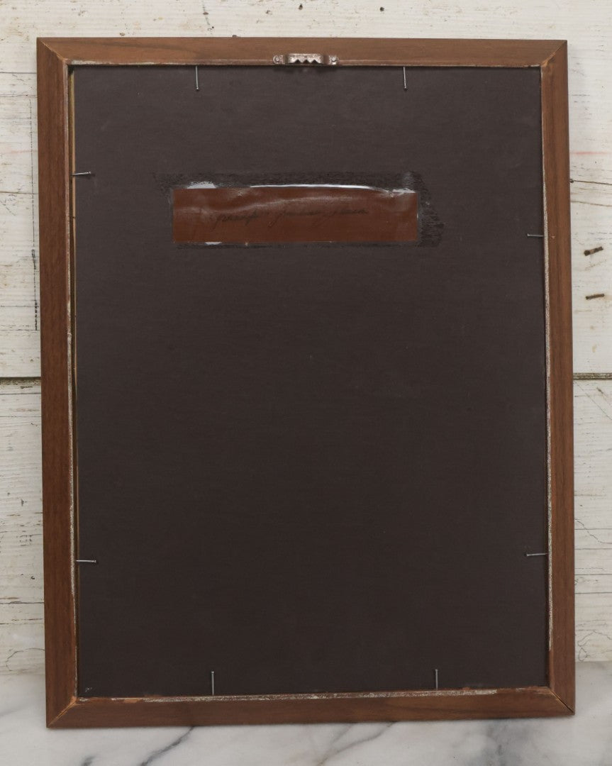 Lot 052 - Antique Lithographed Holy Matrimony Certificate For Wesley Johnson Of Port Morris New Jersey And Eva C. Pratt Of Lennox Pennsylvania, Married 1881 With Carte De Visite C.D.V. Photographs Including Pastor, In Modern Frame, 14" x 18"