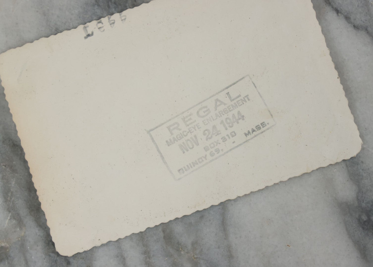 Lot 077 - Pair Of Vintage Snapshot Photographs Of 3 Children In Costume With Masks On Halloween, Circa 1944