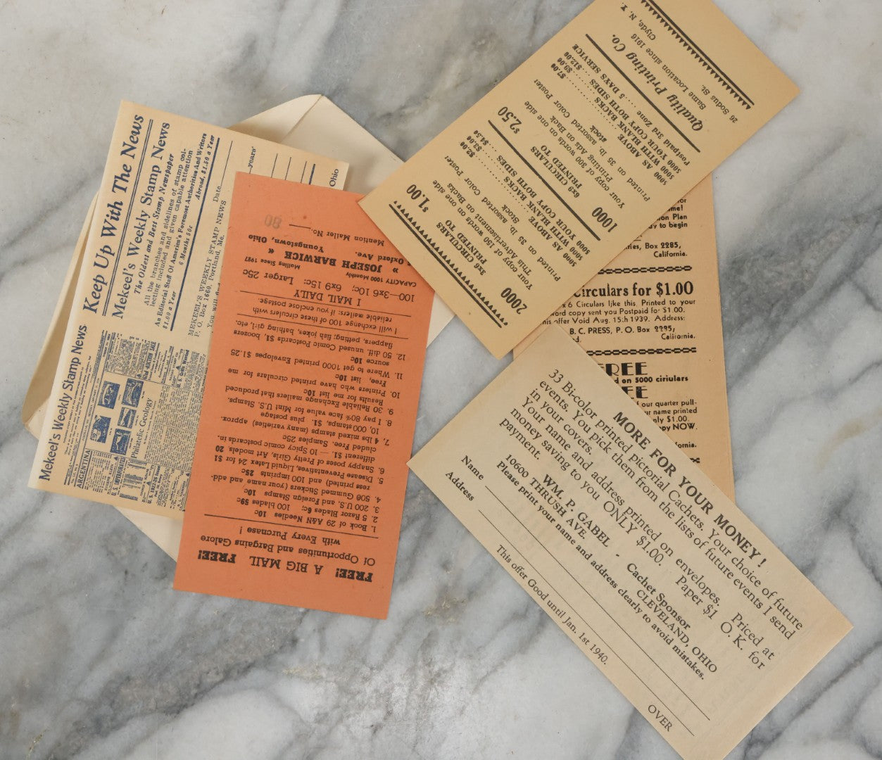 Lot 078 - Vintage Halloween Envelope With Laughing Witch And Flying Bats From Halloween 1939, Postmarked October 31, 1939, With Contents