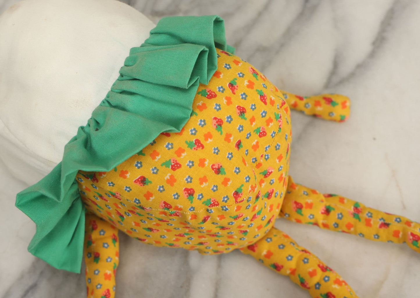 Lot 028 - Vintage Homemade Humpty Dumpty Plush Stuffed Animal