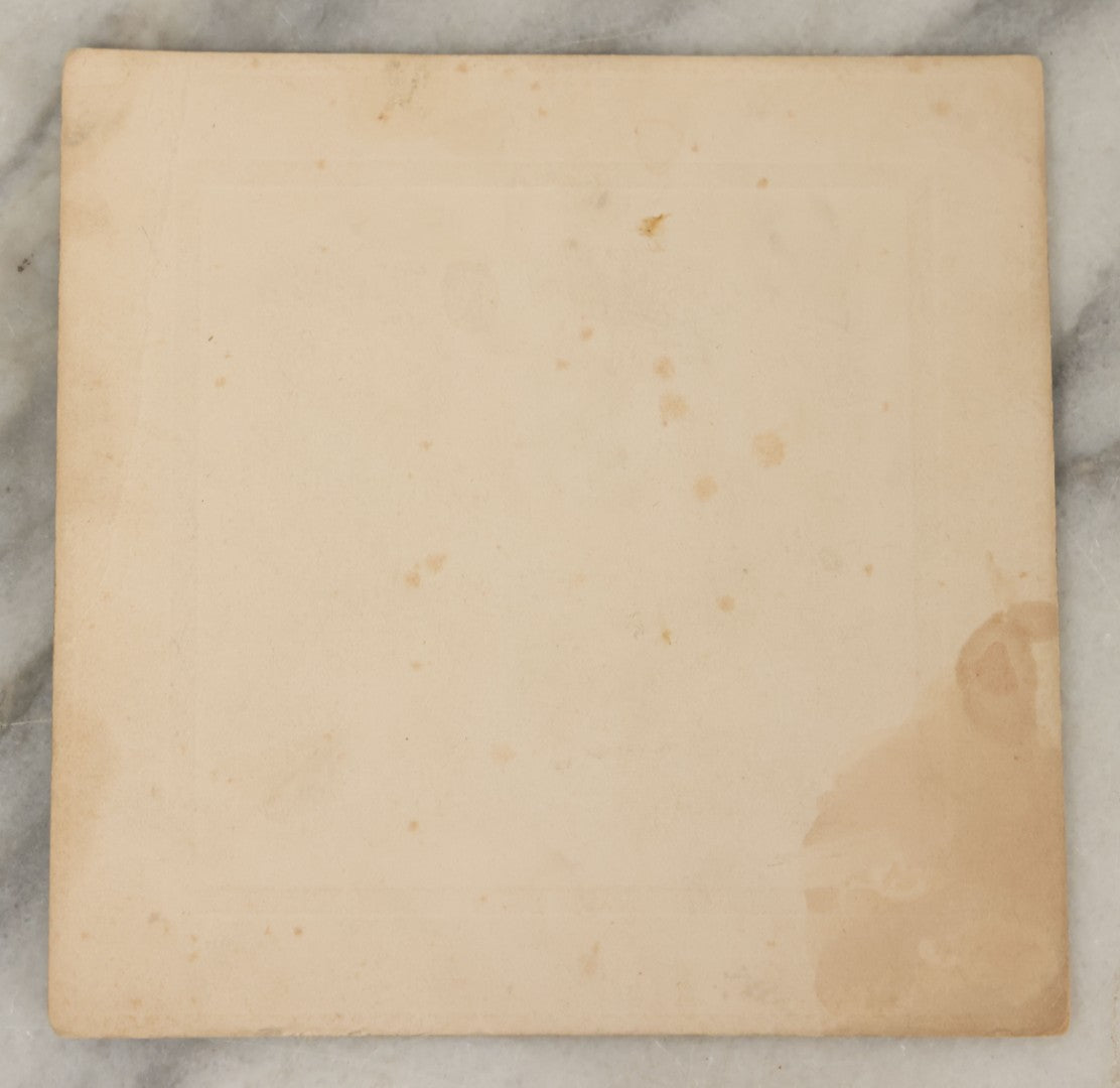 Lot 051 - Antique Boarded Photograph Of The McLurran Quartet, Mandolin In Photograph, Dated July 1898