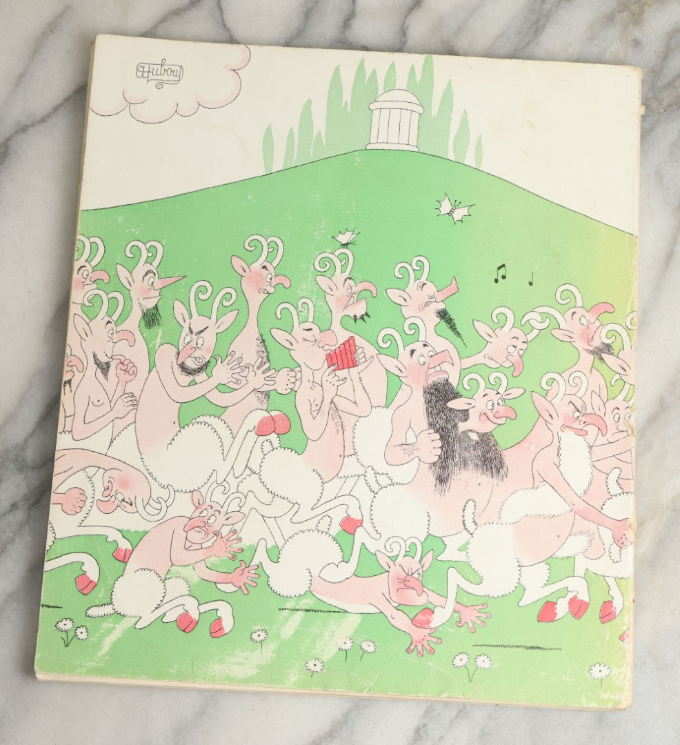 Lot 078 - "La Mythologie De Dubout" Vintage Book Based On The Whimsical And Satirical Illustrations Of Albert Dubout, Edited By Maurice Gaunon, Copyright 1954