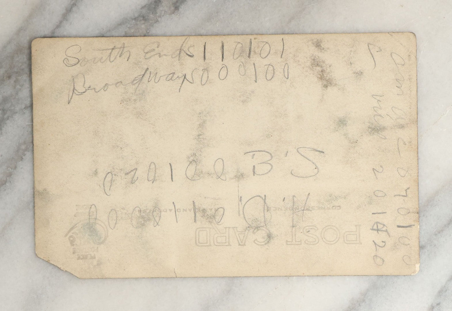 Lot 095 - Antique Real Photo Postcard R.P.P.C. Of Doughboys, World War One Soldiers, With Writing On Verso