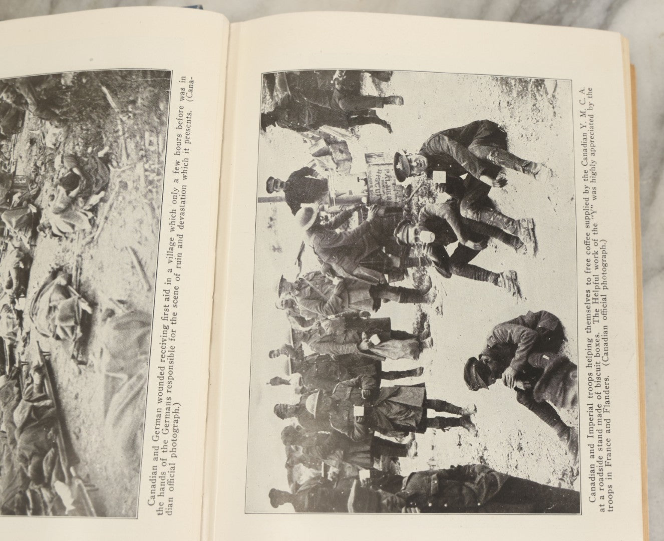 Lot 171 - "America's War For Humanity: A Pictorial History Of The World War For Liberty, Victory Edition" Antique World War One Book By Thomas H. Russell, Copyright 1919
