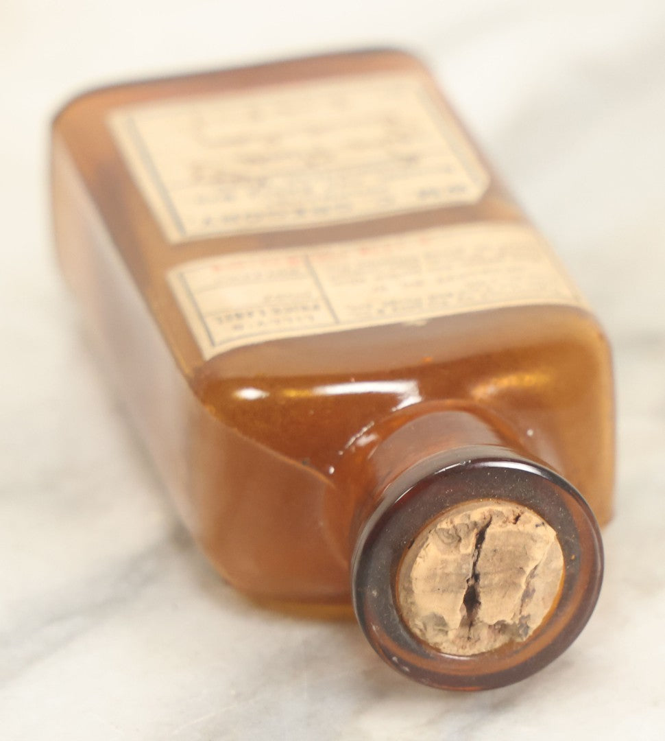 Lot 019 - Antique Lilly Heroin Pharmacy Bottle, 500 Tablets, By Eli Lilly & Co., Indianapolis, Indiana, With Label From Wm. C. Gregory, Pharmacist, Marblehead, Massachusetts, Dated 1919