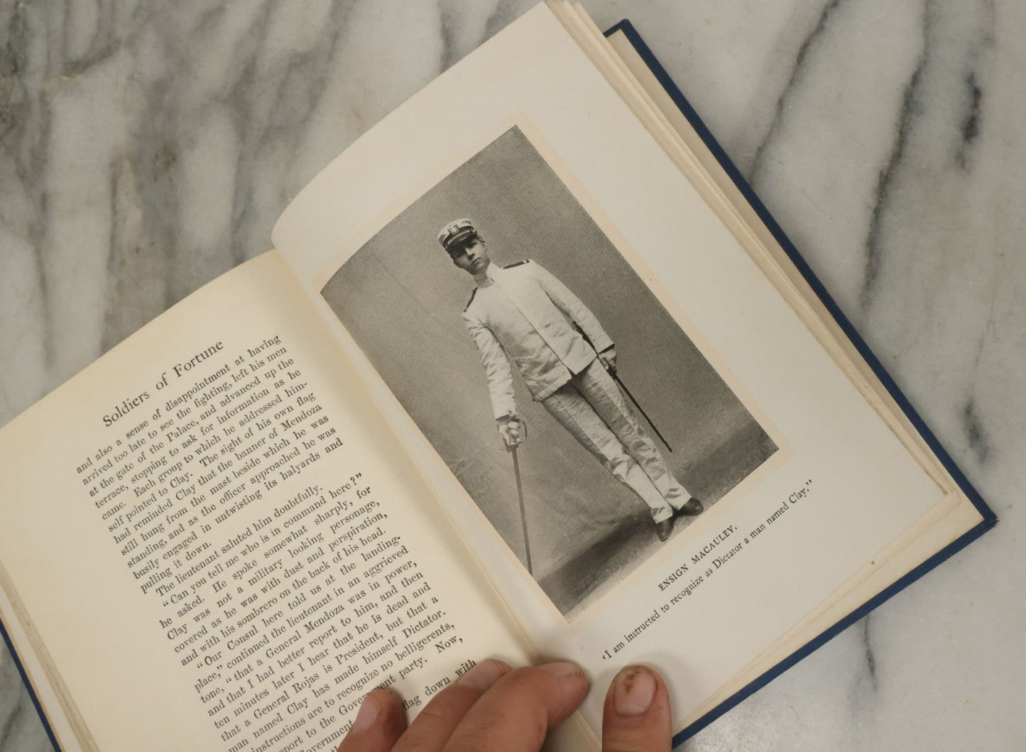 Lot 052 - "Soldiers Of Fortune", Antique Novel By Richard Harding Davis, Play-Goers Edition, Published After The Dramatisation By Augustus Thomas, Illustrated With Photographs Of The Play, Charles Scribner's Sons, Publishers, New York, 1902