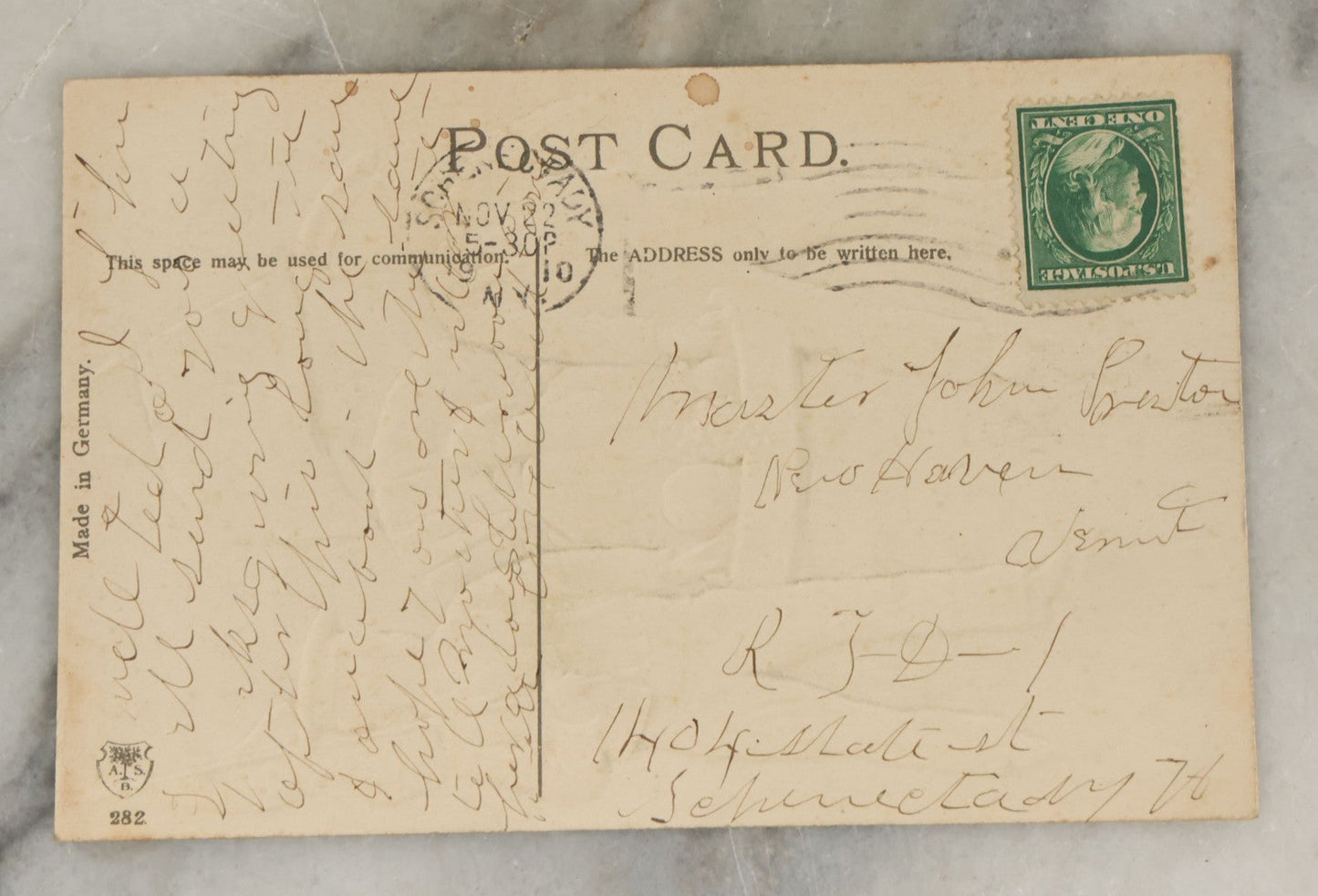 Lot 113 - Grouping Of Four Antique Patriotic Postcards Including 4th Of July, Grand Army Of The Republic, United States & Great Britain, Thanksgiving Greetings