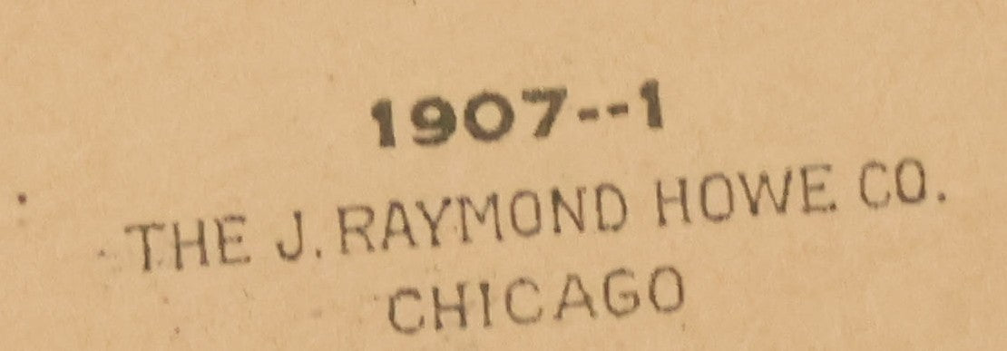 Lot 097 - Grouping Of Three Antique Kewpie Color Greeting Cards, Published In 1907 By The J. Raymond Howe Co., Chicago